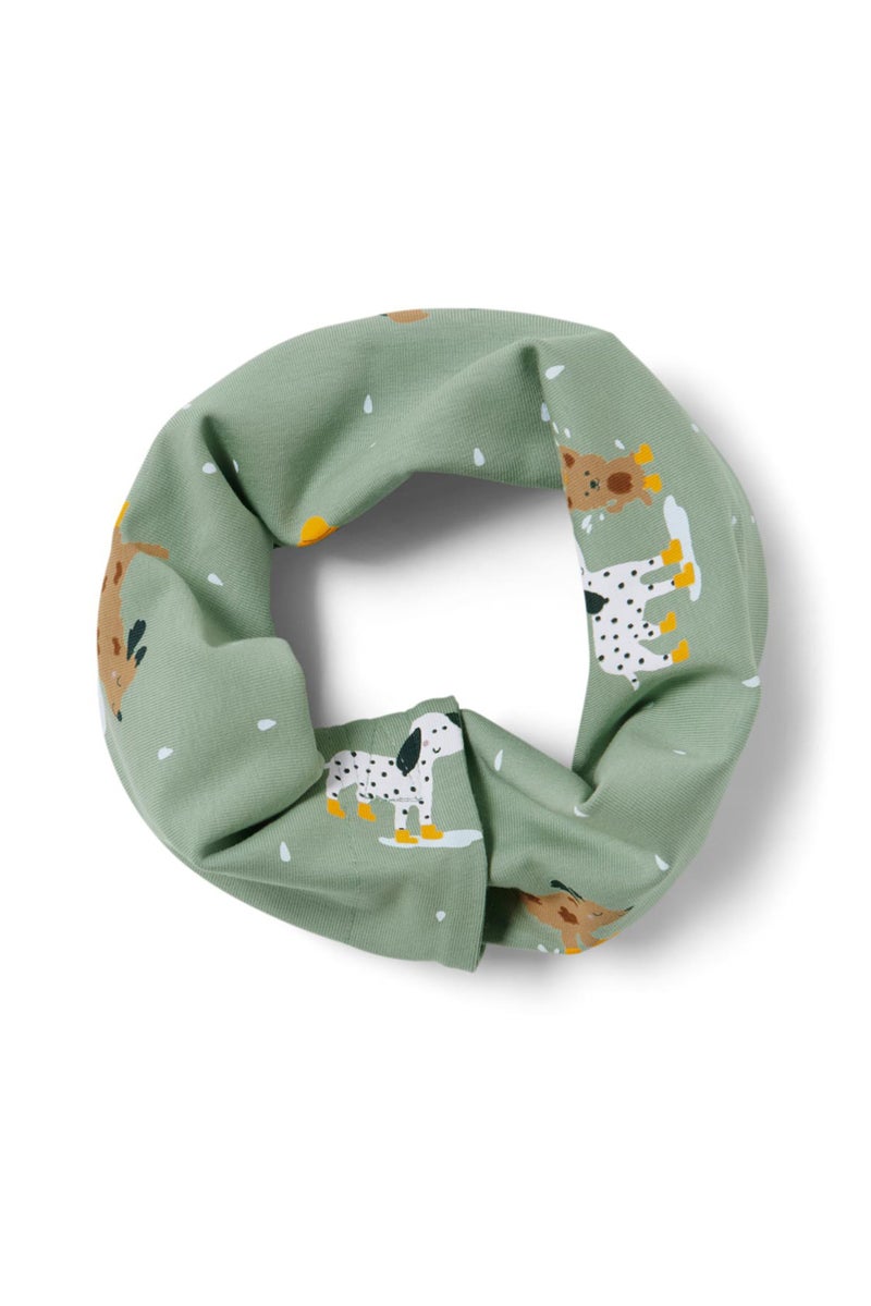 Tchibo Kids Boy Graphic Print Scarf With Velcro, Multicolor - Image 3
