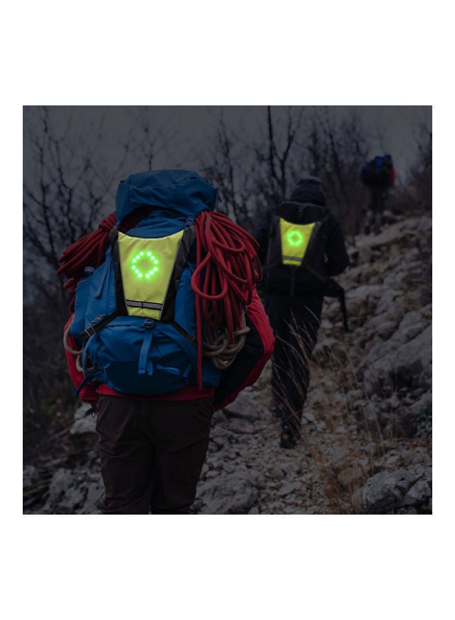 NIBEMINENT Reflective LED Signal Light Indicator Bike Vest Outdoor Cycling Safety Equipment 0.271kg - Image 3