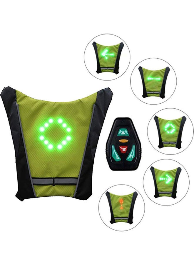 NIBEMINENT Reflective LED Signal Light Indicator Bike Vest Outdoor Cycling Safety Equipment 0.271kg - Image 5