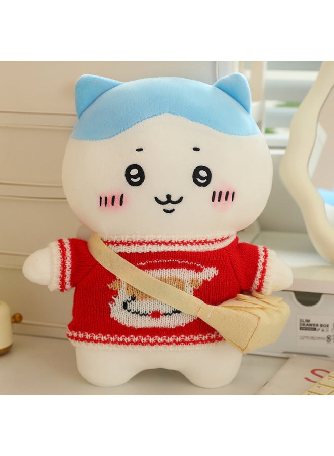 Cute Doll Doll Dressing Usaki Brothers Good Fragrance Kawaii Small Eight Plush Toy Pillow Gift Doll-Specifications:Santa Graphic Sweater Satchel-Color:Sweater 25cm  - Image 1