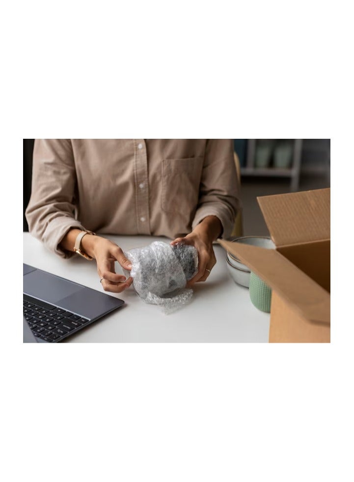 Air Bubble Wrap 50cmX10mtr Industrial Strength, Lightweight, and Easy to Cut, Ideal for Protecting Fragile Items, High Cushioning, Superior Protection for Electronics Perforated, Lightweight. - Image 5