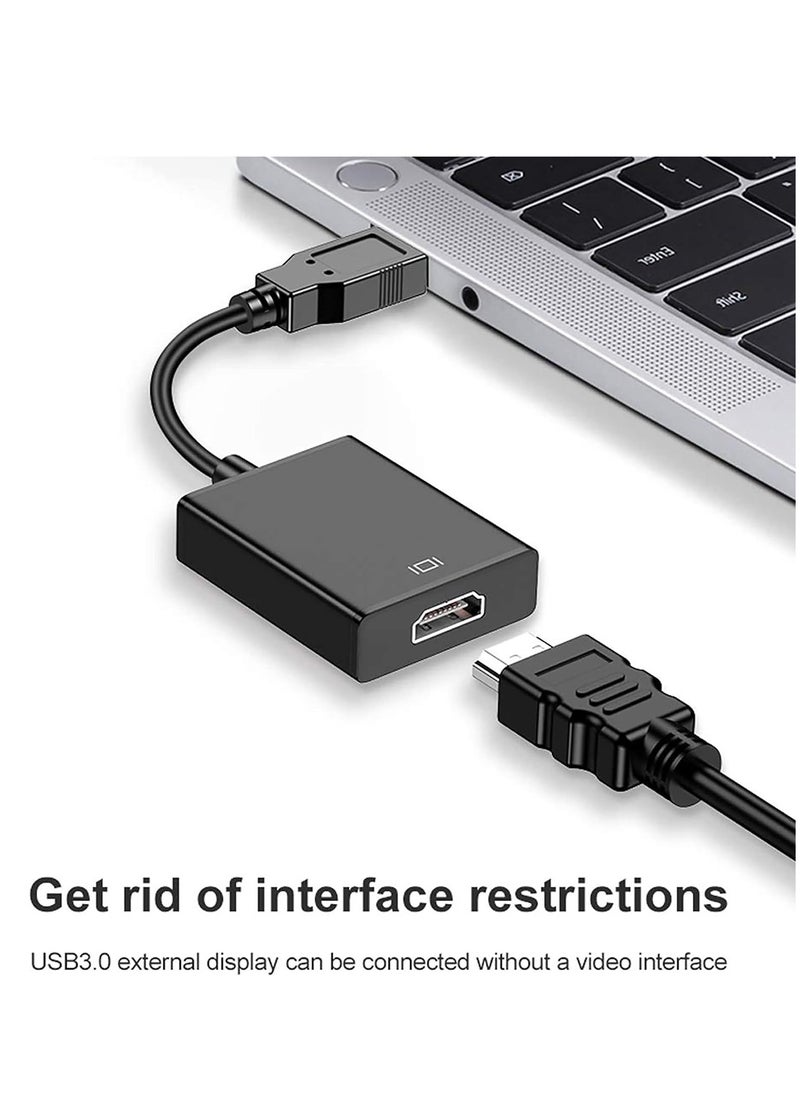ELTRAZONE - USB to HDMI Adapter - Multi-Display Video Converter for PC Laptop Windows 7 8 10, Desktop, Monitor, Projector, HDTV - Image 1