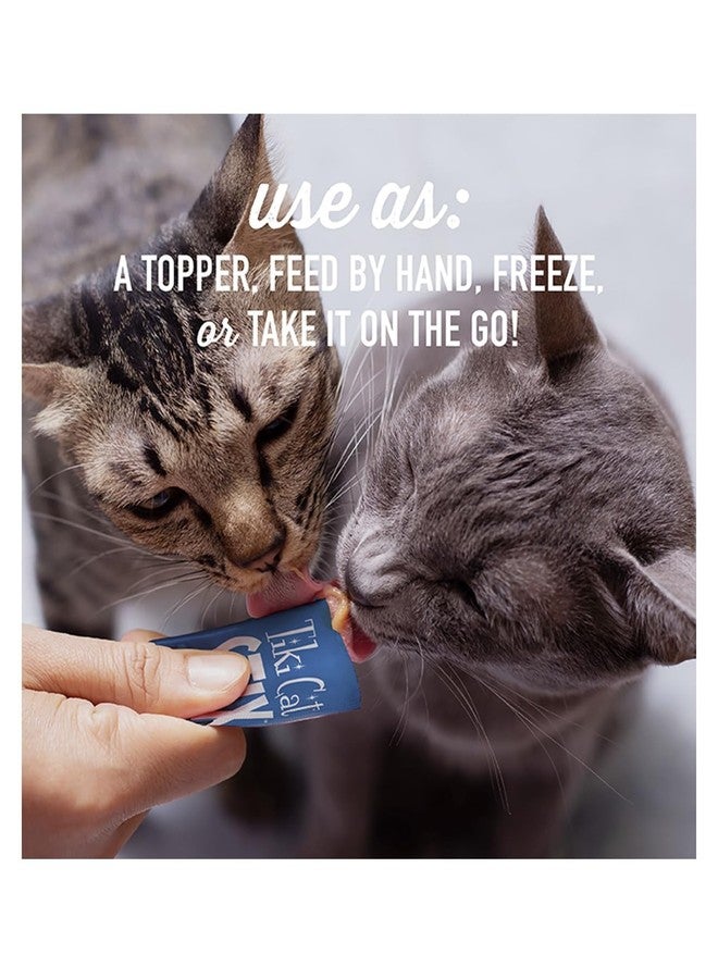 دردشة تيكي تيكي كات ستيكس، مكافآت قطط رطبة قابلة لللعق وخالية من الحبوب، بنكهة التونة في مرق كريمي، عبوة من 6 قطع (عبوتان) مع 4 ألعاب زنبركية للقطط - Image 5