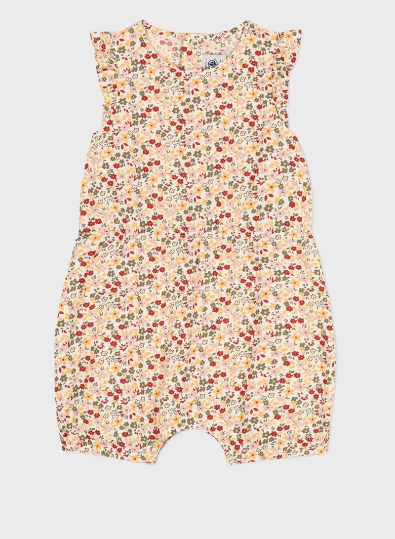 Petit Bateau Kids Poplin Playsuit