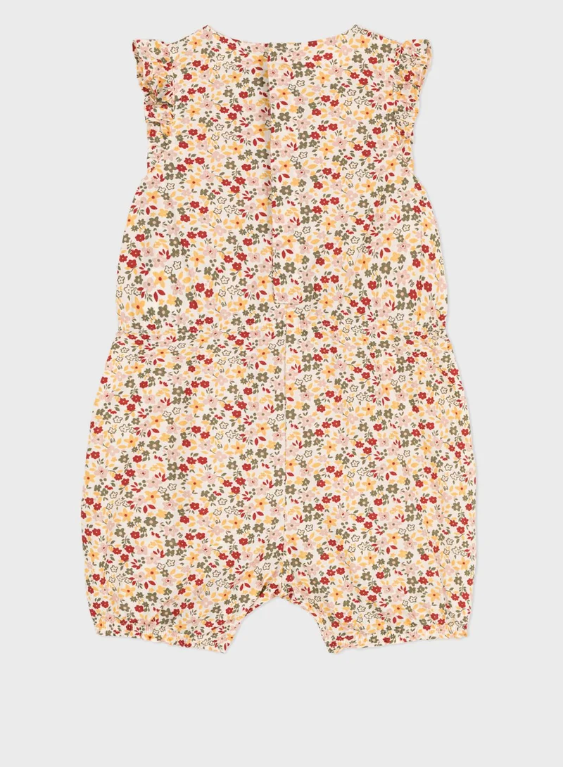 Petit Bateau Kids Poplin Playsuit