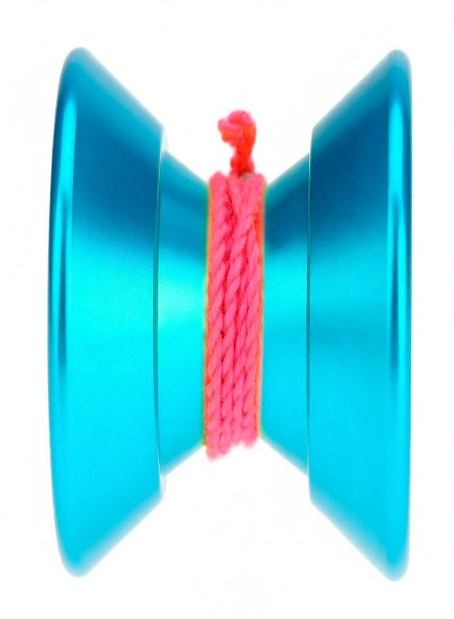 Magic Yoyo Professional Magic Yoyo N5 Desperado Aluminum Alloy Metal Yoyo 8 Ball KK Bearing with Spinning String for Kids Blue - Image 3