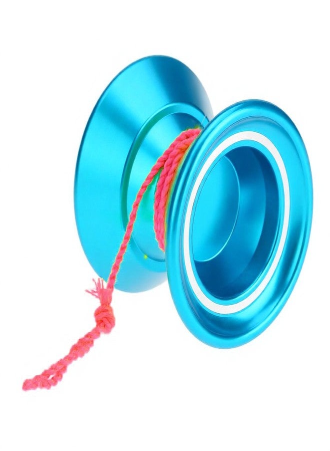 Magic Yoyo Professional Magic Yoyo N5 Desperado Aluminum Alloy Metal Yoyo 8 Ball KK Bearing with Spinning String for Kids Blue - Image 1