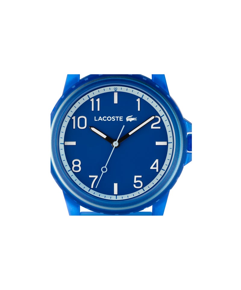 LACOSTE Round Analog Unisex'S Blue Tr90 Case  Watch - Image 4