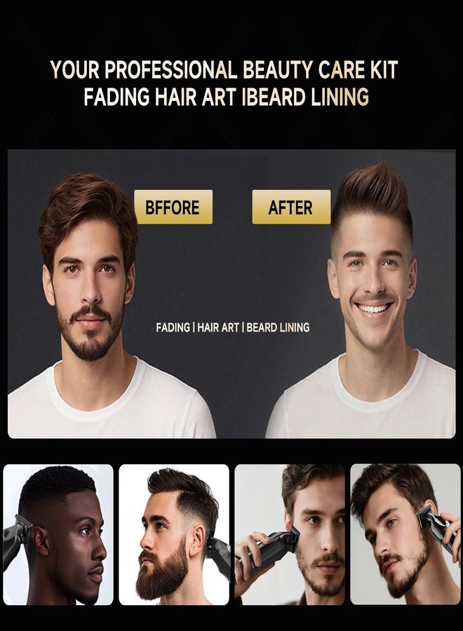 ENCHEN Sharp 6 Professional Hair/Beard Trimmer for Men Zero Gapped Hair Clippers for Barber with T Blade, Cordless Rechargeable - Image 2