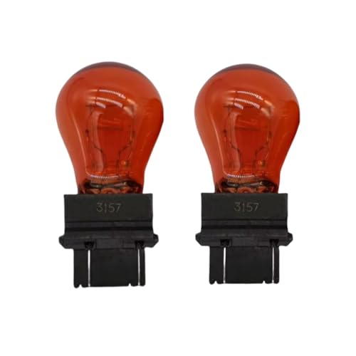 Piumeif 4157NAK 3157NA 3157 Amber Front turn signal light fits for Toyota 2007-2017 Tundra, 2000-2015 Tacoma, 2003-2007 4Runner, 2008-2016 Sequoia - Image 1