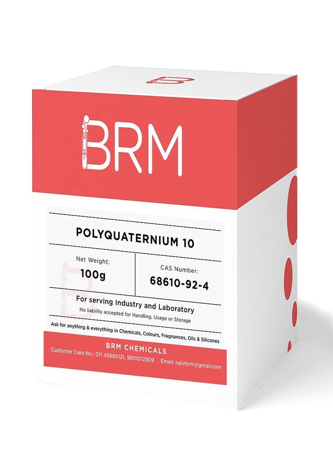 BRM Chemicals Polyquaterium 10-100 Grams For Soap Making, Shampoo, Cosmetics, Moisturizer, Lotion Making, Domestic Use & Diy Personal Care For Face, Hair, Skin & Body (Pack Of 1) - Image 1