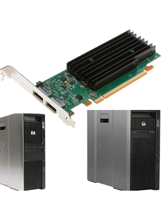 Professional Graphics Card | Dual DisplayPort (2x DP) | Low-Profile Workstation GPU | 4K Support | Perfect for Office, CAD, Design, Multi-Monitor Setup | PCIe x16 - Image 2