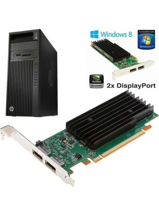 Professional Graphics Card | Dual DisplayPort (2x DP) | Low-Profile Workstation GPU | 4K Support | Perfect for Office, CAD, Design, Multi-Monitor Setup | PCIe x16 - Image 3