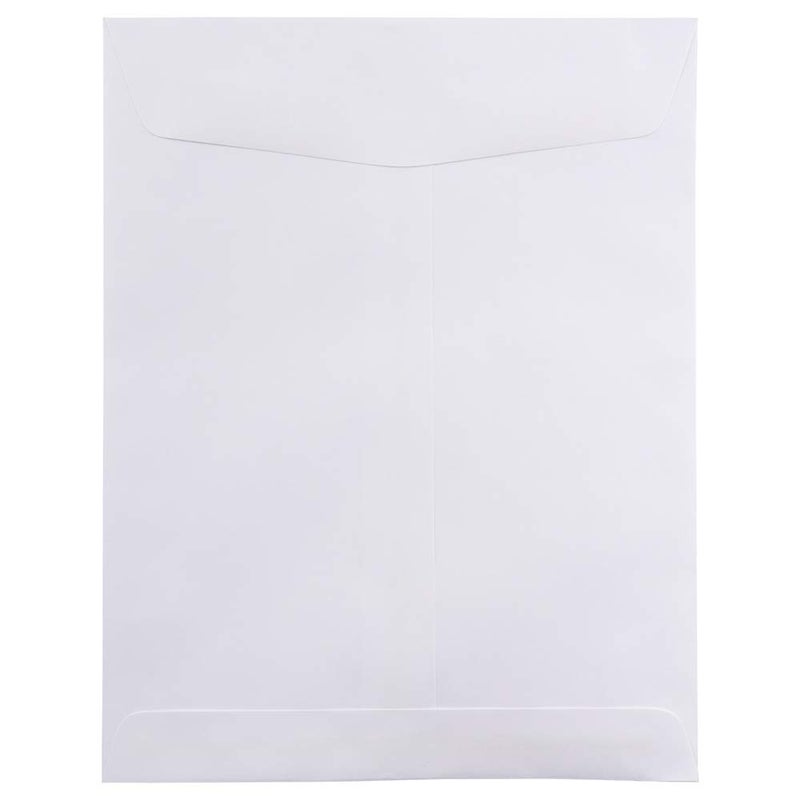 JAM PAPER 8 34 x 11 12 Open End Catalog Commercial Envelopes White 25Pack