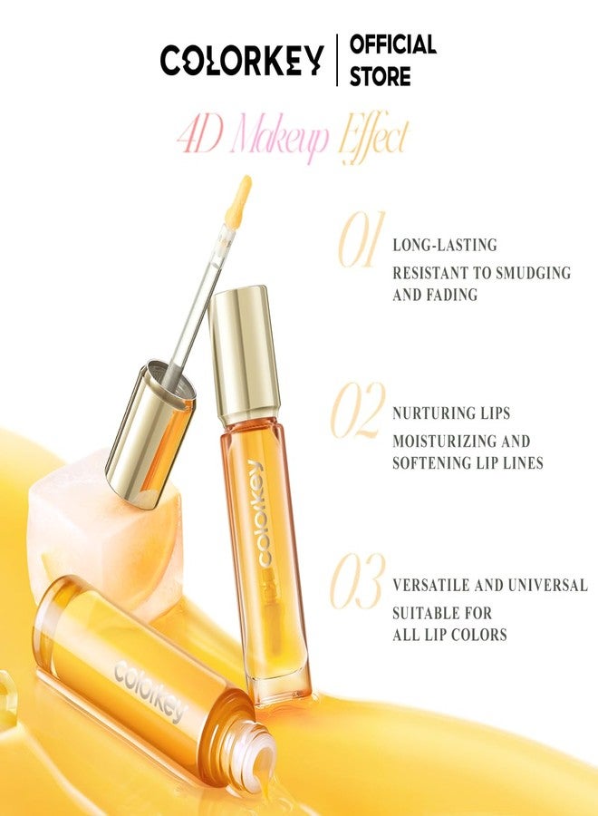 COLORKEY Water Color Changing Lip Oil, Transformative Lip Tint, Hydrating & Plumping, Long-Lasting, Non-Sticky, Water-Resistant, Enriched with Essential Oils (01) - Image 5