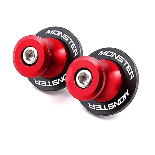 MOWOK For DUCATI For DUCATI MONSTER 695 696 796 797 821 Monster 821 1200 1200S 1200R Motorcycle Accessories M6 Swingarm Spool Slider Stand Screws (Red) - Image 1