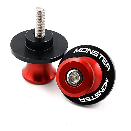 MOWOK For DUCATI For DUCATI MONSTER 695 696 796 797 821 Monster 821 1200 1200S 1200R Motorcycle Accessories M6 Swingarm Spool Slider Stand Screws (Red) - Image 2