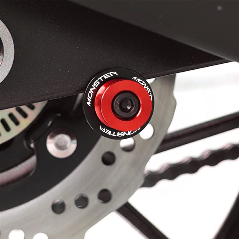 MOWOK For DUCATI For DUCATI MONSTER 695 696 796 797 821 Monster 821 1200 1200S 1200R Motorcycle Accessories M6 Swingarm Spool Slider Stand Screws (Red) - Image 4
