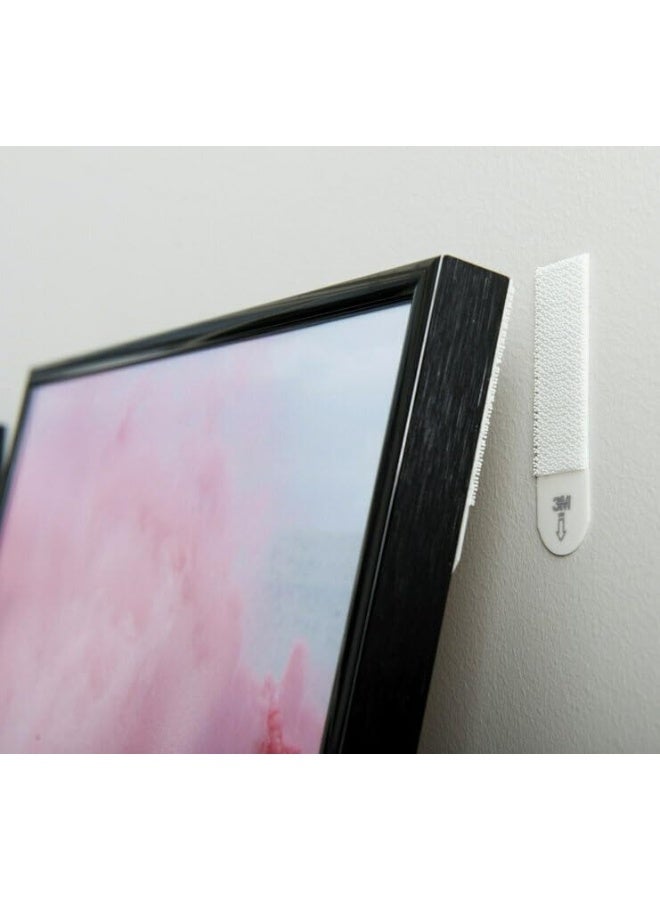 Command Picture Medium and Large Hanging Strips (8M + 4L) White color, 12 pairs/pack - Image 2