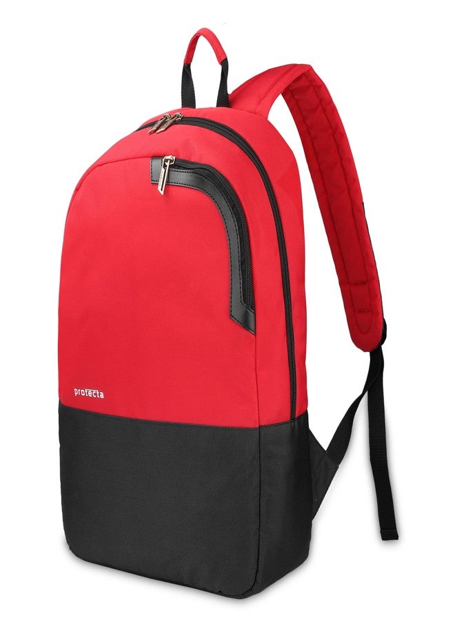 Protecta Deja Vu (2.0) 15.6 Inch 22 L Laptop Backpack | Office, School, College & Travel Bag - Black & Red - Image 2