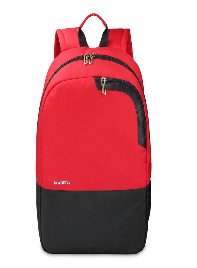 Protecta Deja Vu (2.0) 15.6 Inch 22 L Laptop Backpack | Office, School, College & Travel Bag - Black & Red - Image 1