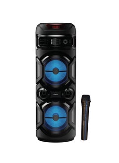 Flexy FLEXY Multimedia Speaker: 40000W P.M.P.O, Dolby Digital, True Wireless, Remote Control, Wireless Mic, Trolley Wheels, BT 5.0, USB/TF/FM Compatible, LED Display, Karaoke Ready.  - Image 1
