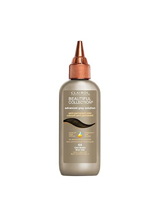 CLAIROL PROFESSIONAL Beautiful Advanced Gray Solutions 4A Chai Brown 3 Oz - Image 1