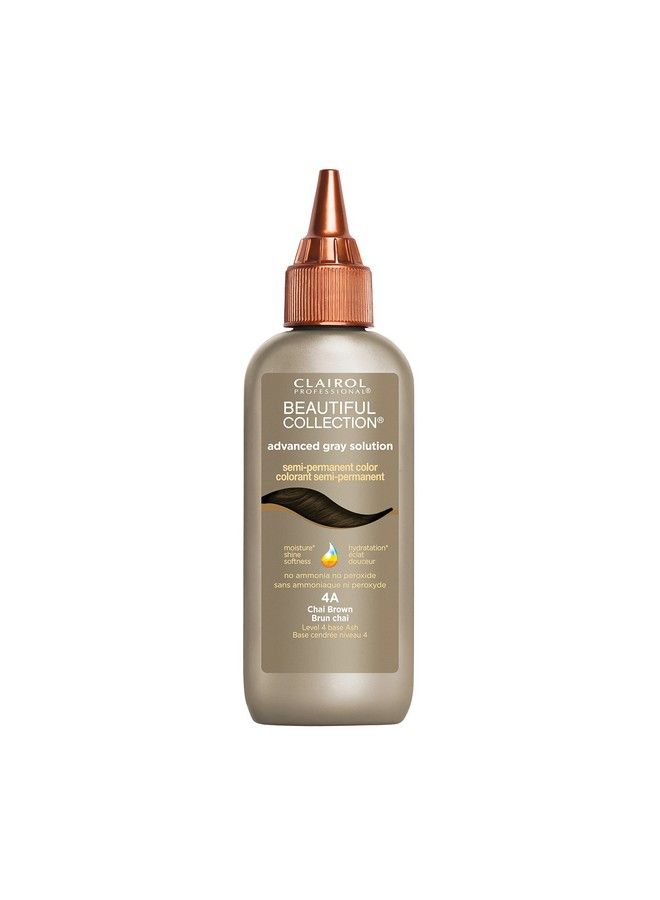 CLAIROL PROFESSIONAL Beautiful Advanced Gray Solutions 4A Chai Brown 3 Oz - Image 2