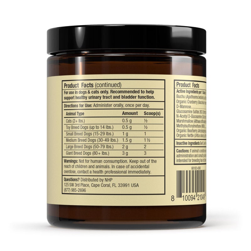 Dr. Mercola Bark & Whiskers Bladder Support, 3.17 Oz. (90 g), 90 Scoops, Supports Urinary Tract Health, with Cranbery & D-Mannose, Vet Formulated, Non-GMO, Dr. Mercola - Image 3