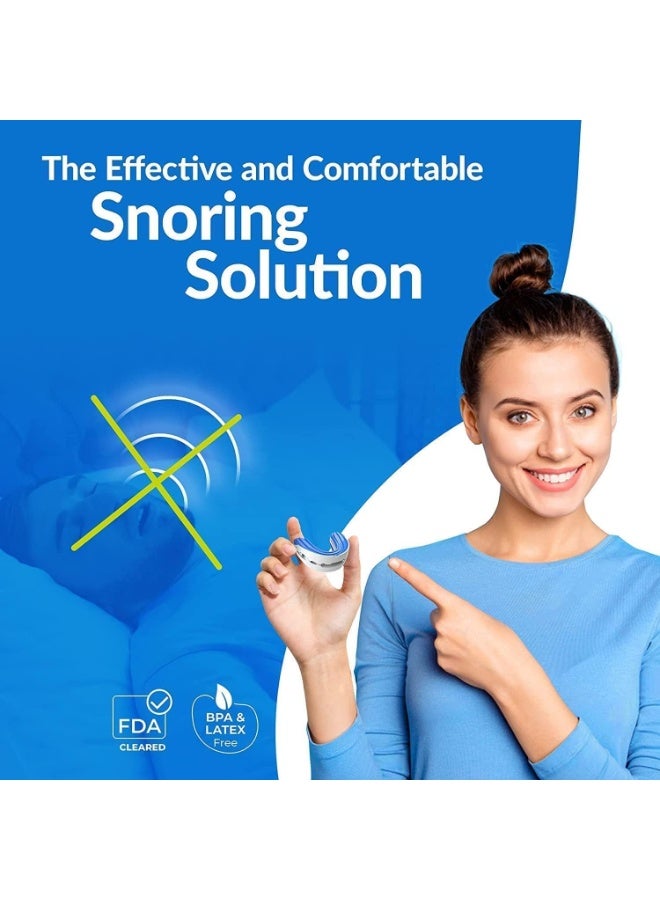 Anti Snoring Device Mouthpiece, Adjustable Mouth Type Silicone Anti Snoring Device, Anti Grinding Braces Snoring Device, Help Sleep at Night, for Prevent Snoring and Snoring - Image 3