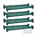 Barcaloo Playground Equipment Monkey Bars Playset Attachment for Backyard Set of 8 Green Powder Coated Indoor Monkey Bars Set for Kids with Mounting Plates 16 12 Inches Long - Image 2