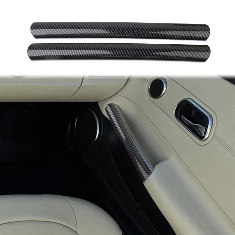 crosselec Carbon Fiber Style Interior Door Handle Cover Trim for Chrysler Crossfire - Image 2