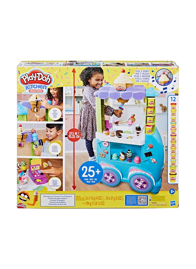 HASBRO - GAMING - Jumbo Kitchen Creations Ultimate Ice Cream Truck Playset For Kids 3 Years And Up - Image 1