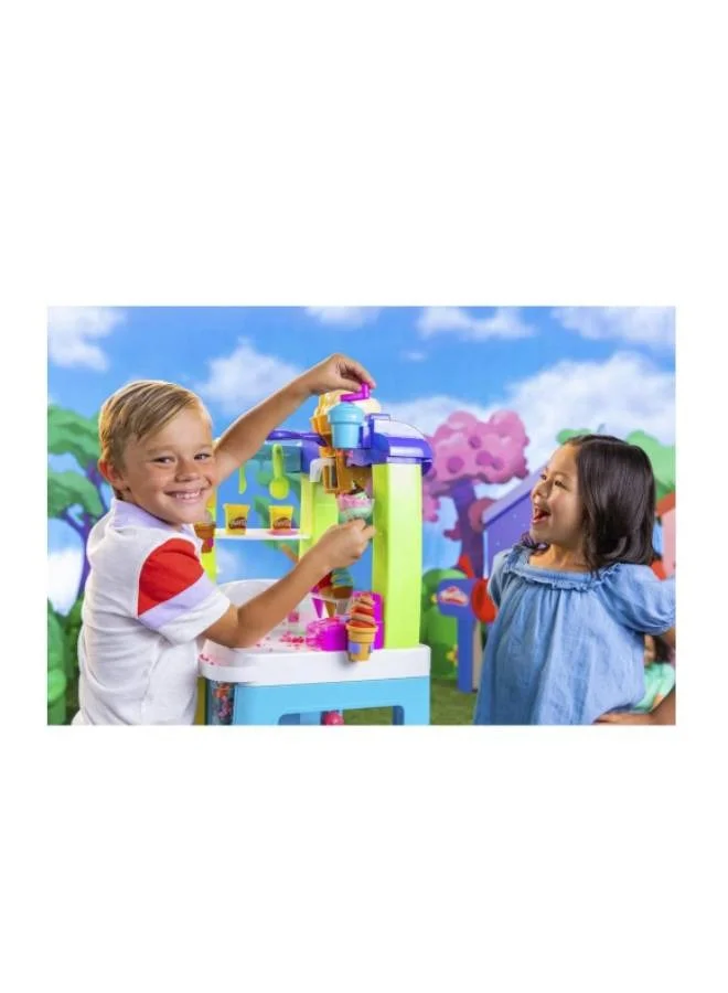 بلاي دوه Jumbo Kitchen Creations Ultimate Ice Cream Truck Playset For Kids 3 Years And Up