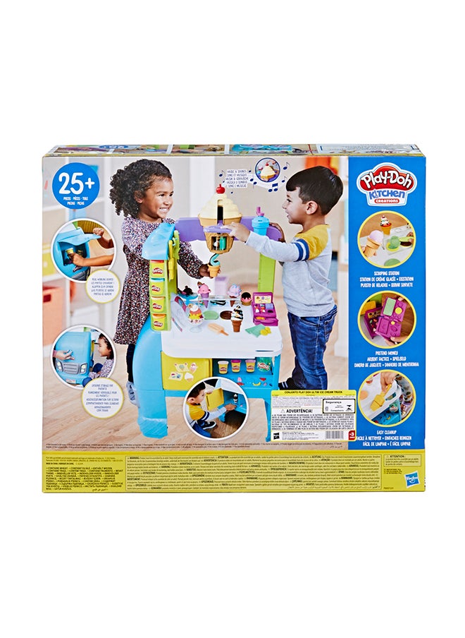HASBRO - GAMING - Jumbo Kitchen Creations Ultimate Ice Cream Truck Playset For Kids 3 Years And Up - Image 1
