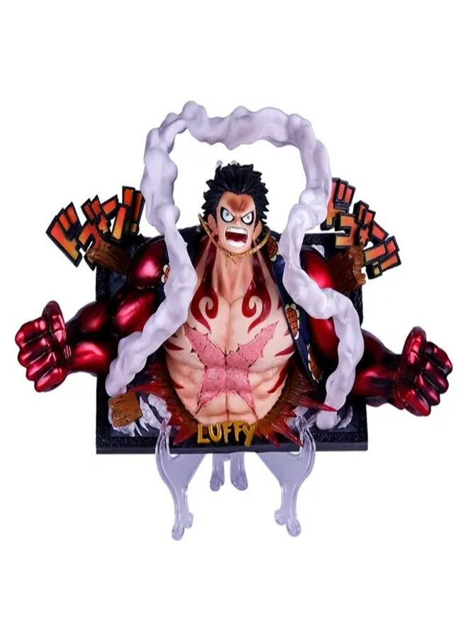 Sakura Anime Toys and Gifts One Piece Monkey D Luffy Gear Fourth figure Frame - Image 1