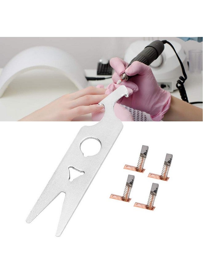 Cimenn 2 Pairs Carbon Brush Wrench Set Nail Drill Handpiece Accessory Replacement Part For Home Nail Salon - Image 5