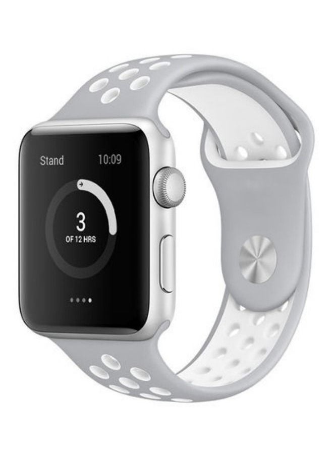 SAB - Sport Soft Silicone Replacement Strap For Apple Watch 42mm - Image 1