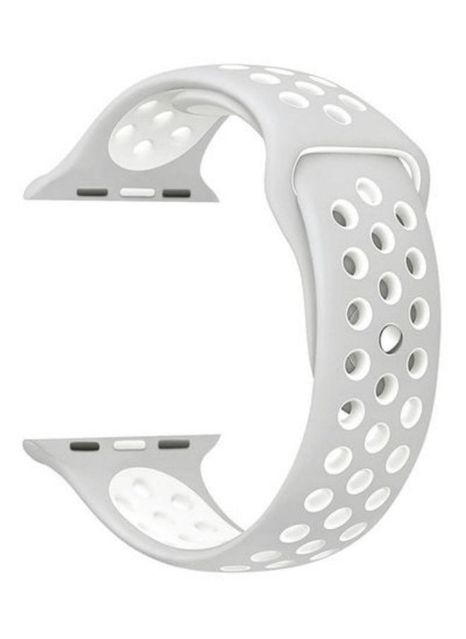 SAB - Sport Soft Silicone Replacement Strap For Apple Watch 42mm - Image 1