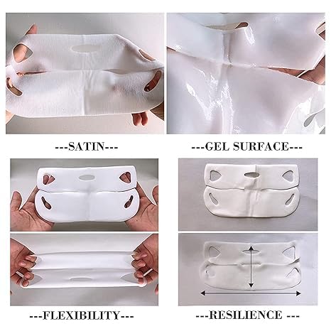 Florisca™ V Line Lifting Face Mask Double Chin Reducer Mask V Shaped Slimming Face Mask Chin Up Patch for Firming Tightening and Moisturizing Skin For WomenUltra-thin Strap Band Anti Wrinkle Mask - Image 4