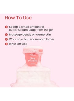 Earth Rhythm Sweet Pea Butter Cream Soap Cleanse, Moisturizes Skin, Make Skin Soft & Supple | Shea Butter, Sweet Almond Oil | For All Skin Type | Men & Women - 160 Gm  - Image 4