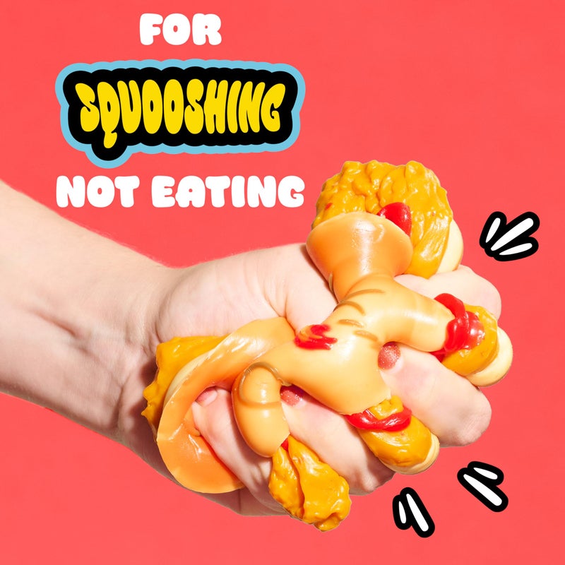 Just Play Ooey Gooey Gooey Grill Chicken BBGoo Set with Toppings  Super Soft and Squishy Play Food  Fidget and Sensory Toy for Kids  Girls  Boys  Ages 3 and Up by Just Play - Image 4