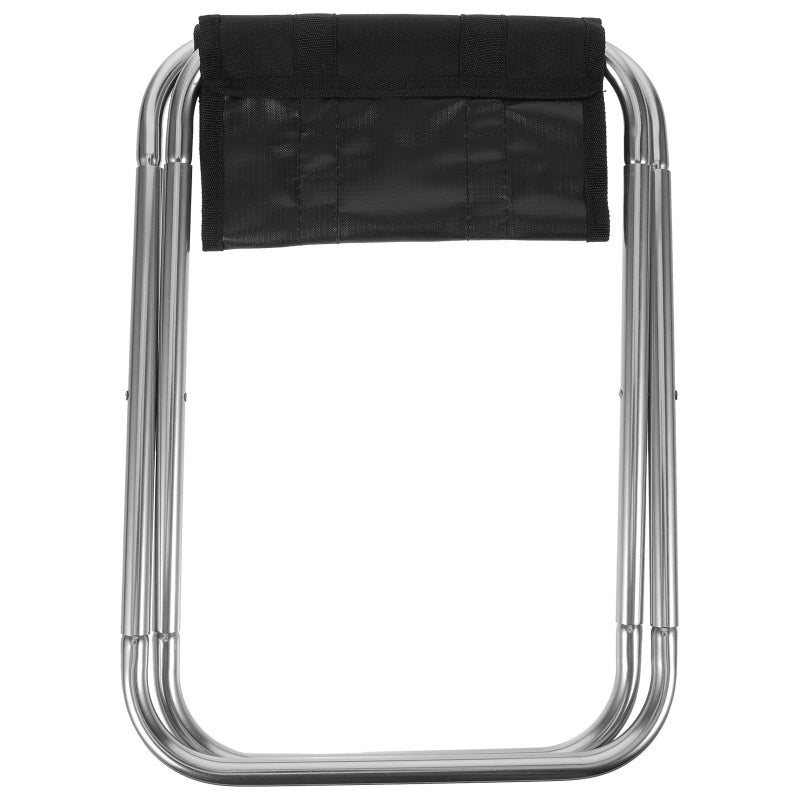 Portable Folding Aluminum Alloy Camping Stool Lightweight Outdoor Seat For Travel - Image 2