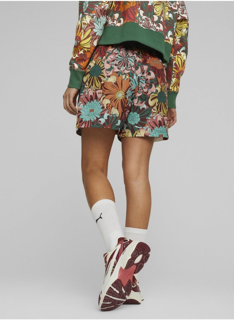 PUMA - x LIBERTY Womens Printed Shorts - Image 1