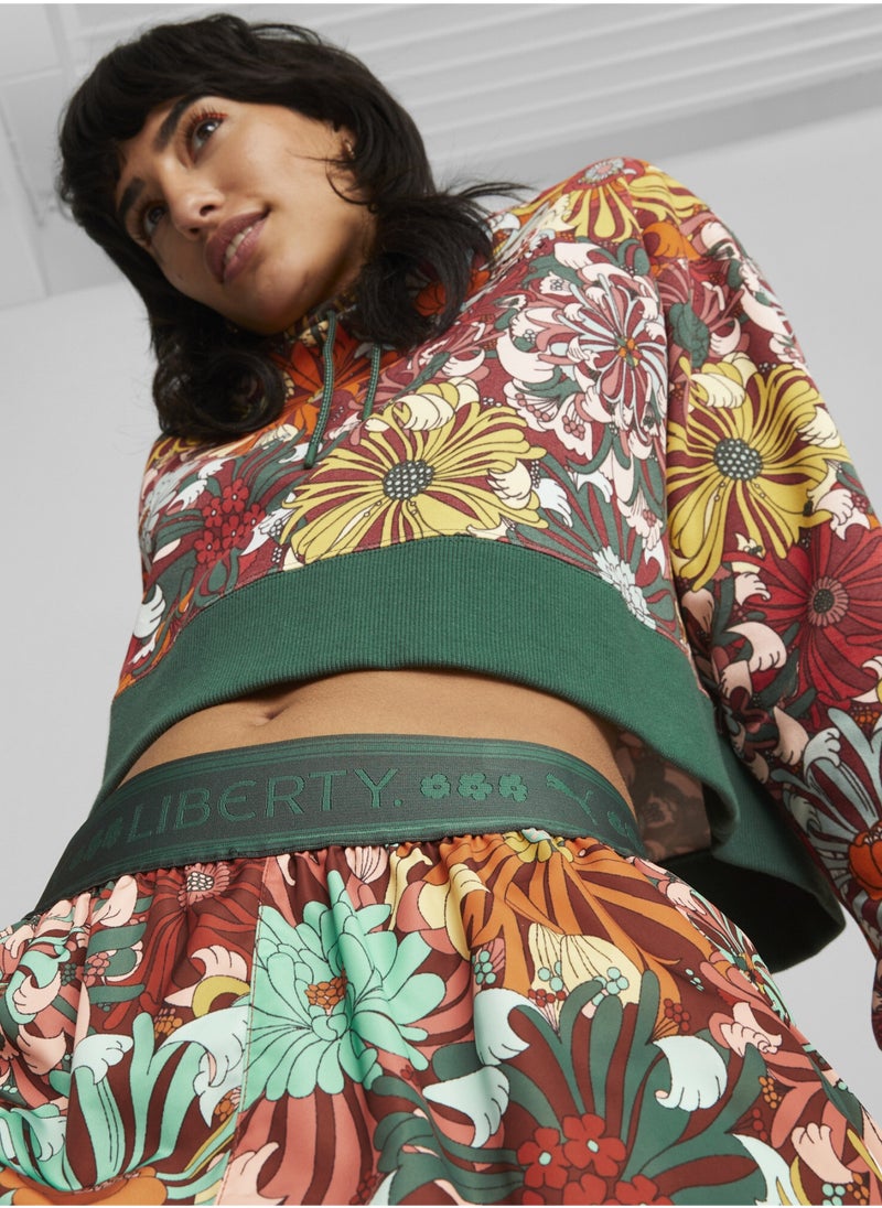 PUMA - x LIBERTY Womens Printed Shorts - Image 1