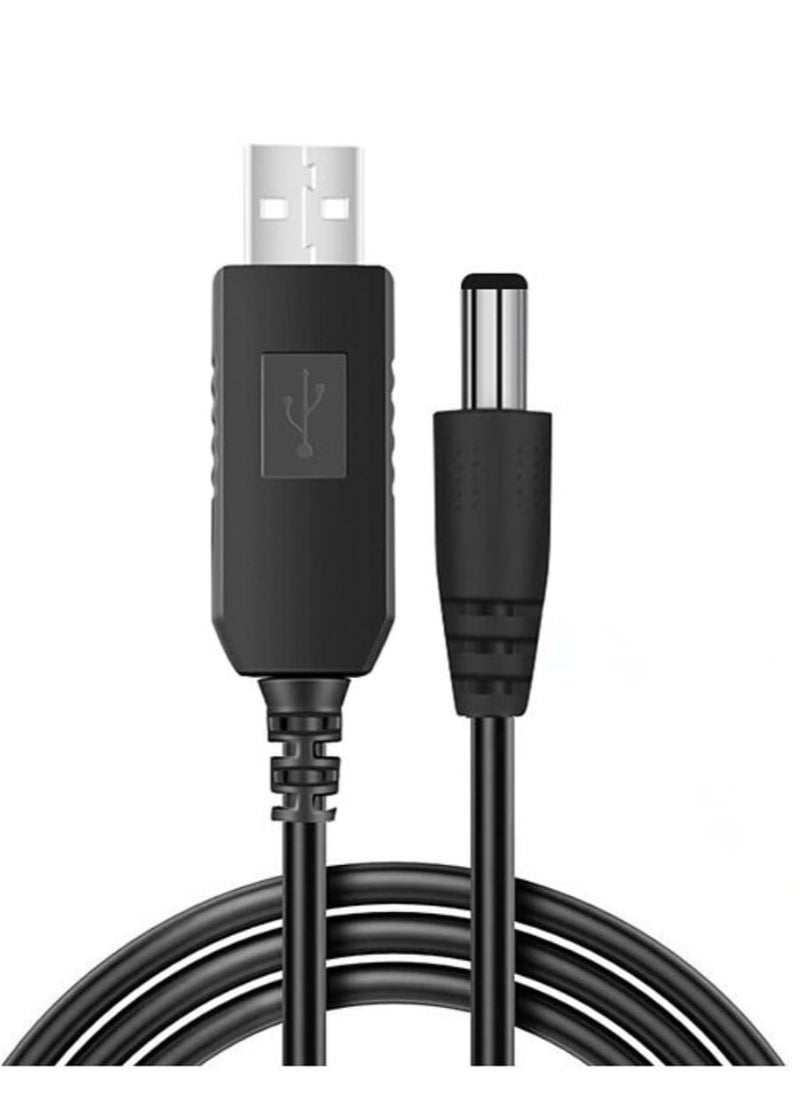 SP - USB Power Cable for Router and USB Light and Audio 1 Meter Black - Image 1
