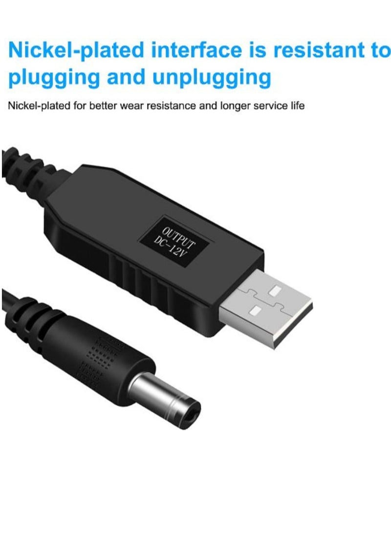 SP - USB Power Cable for Router and USB Light and Audio 1 Meter Black - Image 1