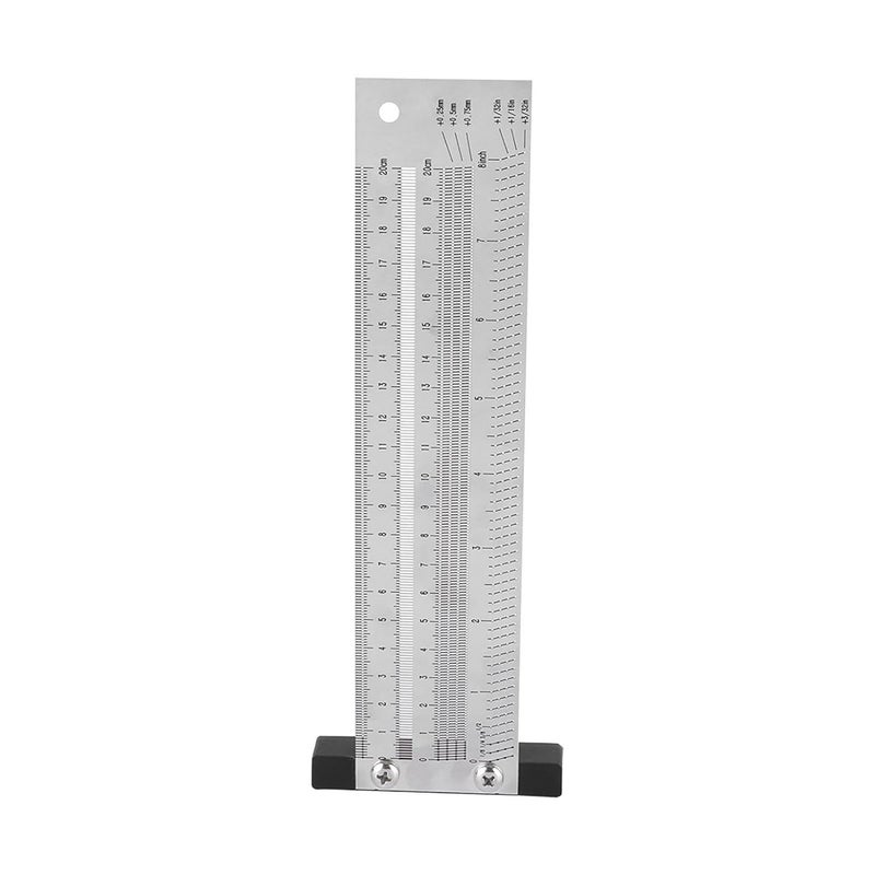Aqxreight Ultra Marking Ruler Stainless Steel Woodworking Scribing Tool 8 Inch 20 3cm - Image 5