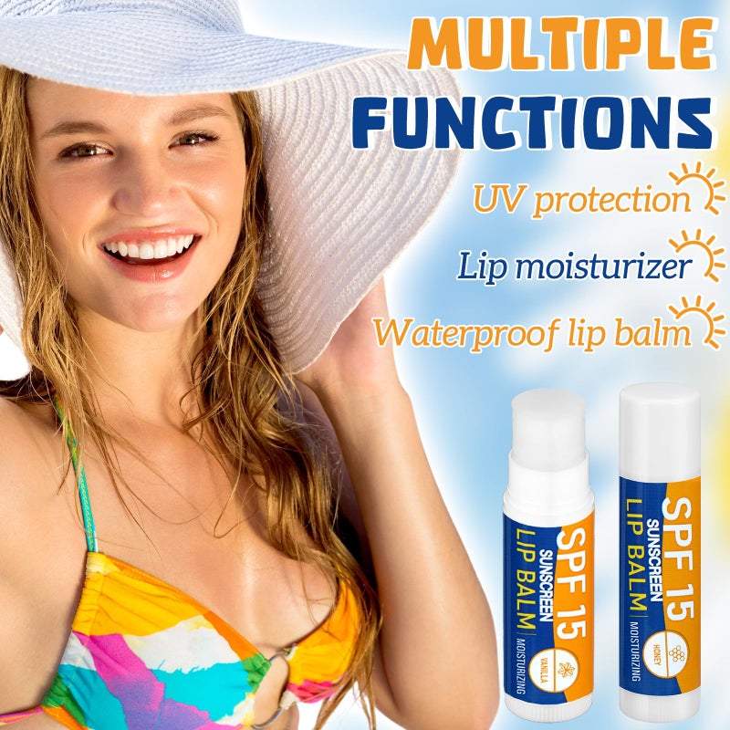 Dimsile 25 Pcs Sunscreen Lip Balms Bulk Spf 30 Lip Balms Sticks with Sunscreen Teacher Nurse Volunteer Employee Appreciation Gifts Bulk Staff Team End of Year Coworkers Gifts for Women Men - Image 5
