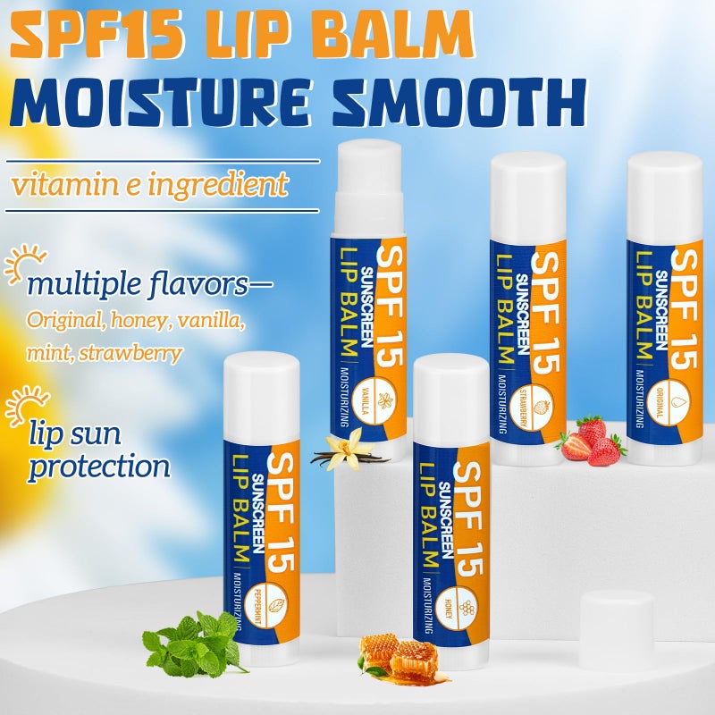 Dimsile 25 Pcs Sunscreen Lip Balms Bulk Spf 30 Lip Balms Sticks with Sunscreen Teacher Nurse Volunteer Employee Appreciation Gifts Bulk Staff Team End of Year Coworkers Gifts for Women Men - Image 2